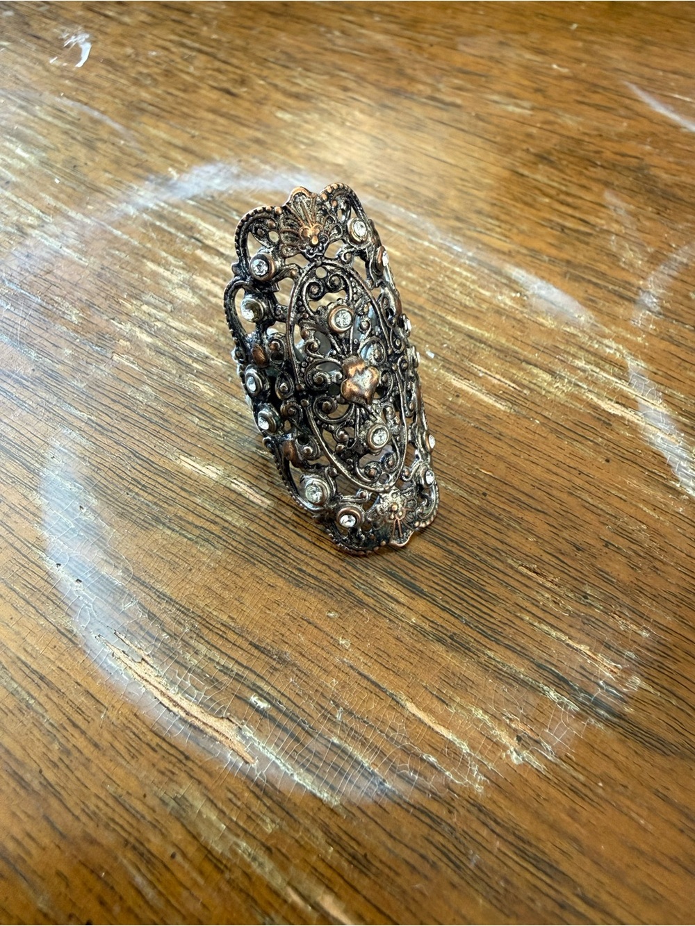 Antigua Virgins Saints & Angels Statement Ring ss 7 w/ Swarovski Crystals VSA